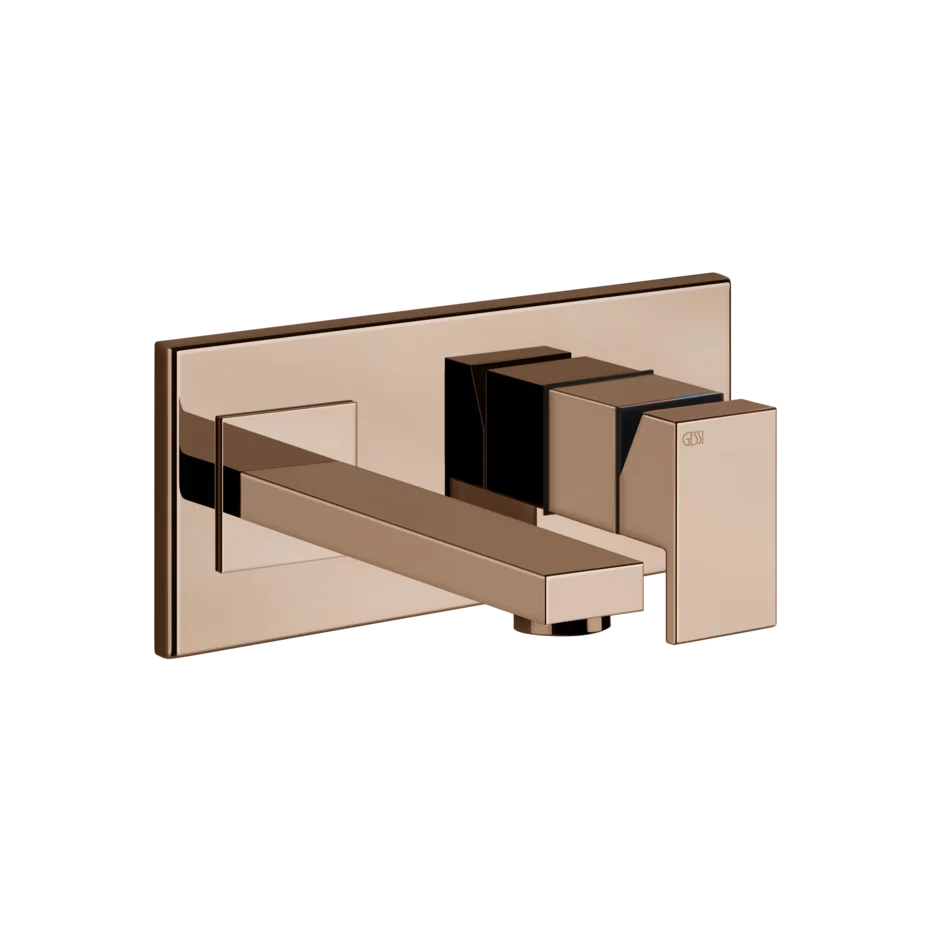 Смеситель для умывальника 44834 030 Gessi Rettangolo МЕДЬ PVD 44834030