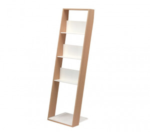 Ex.T Storage Lean Tall Стеллаж из дуба и алюминия EXLEANTALLROV