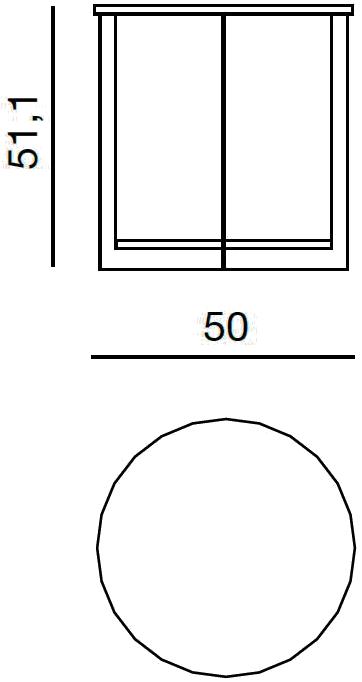 EmmeBi Круглый журнальный столик из лакированного дерева sun-id-1446140 - Вид №6