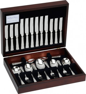 10590019 Arthur Price Набор столовых приборов в кофре Arthur Price "Дюбарри" 8/58 Сталь нержавеющая