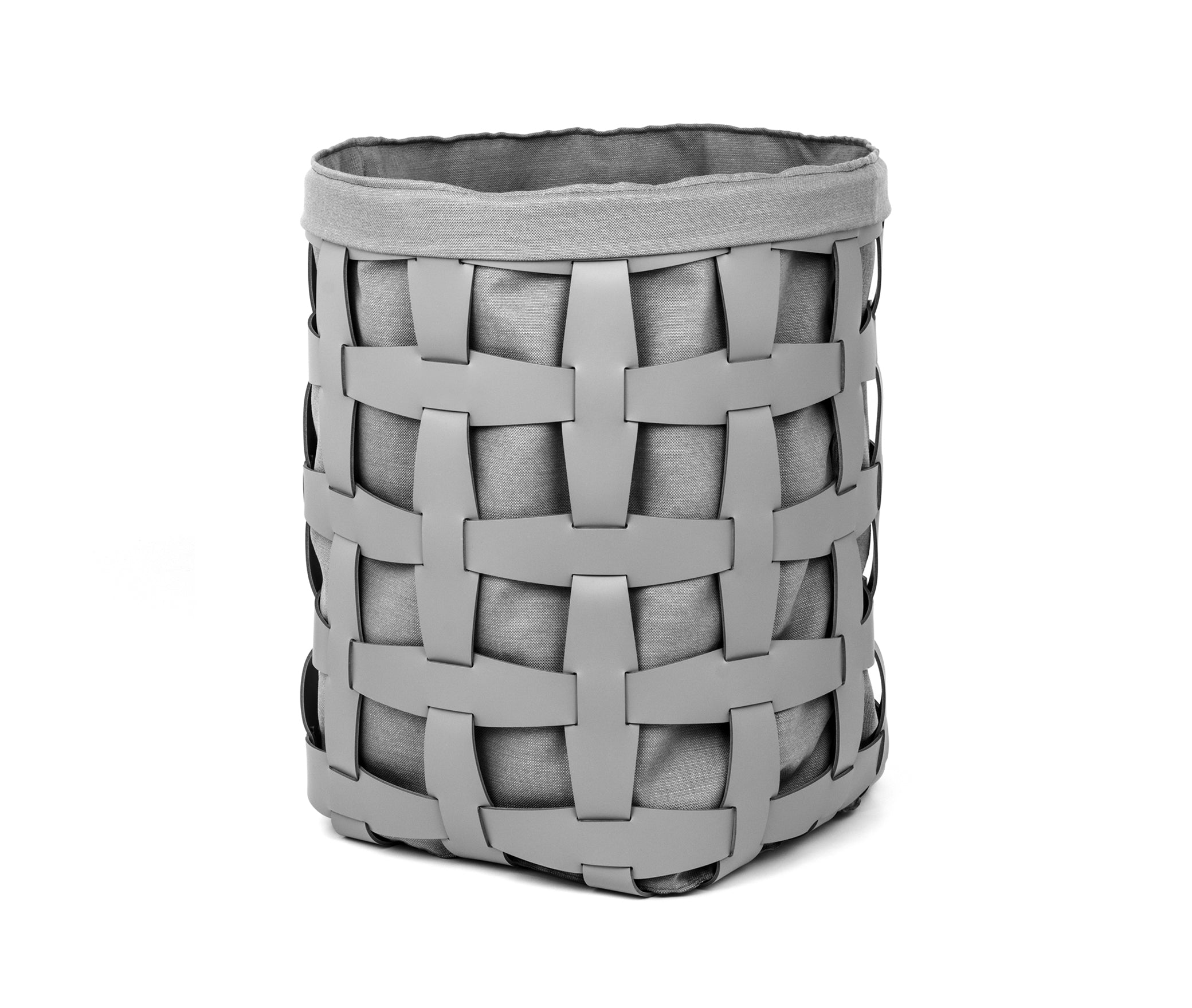 Корзина с крючком - 35X35H43,5 см / регенерированная кожа_camel Pinetti 00.0191.082.011 - Вид №1