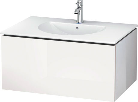 LC616205151 Тумбочка подвесная L-Cube #LC6162 820 x 534 мм Сосна коричневая, декор Duravit - Вид №2