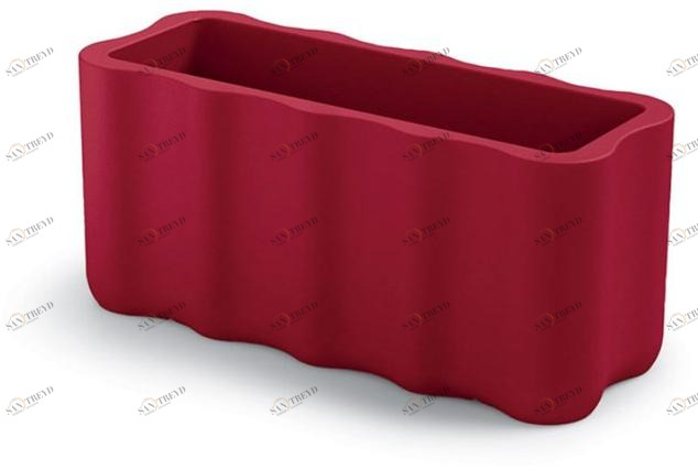 Lyxo Design Кашпо полиэтиленовое прямоугольное низкое  Ca308-cm0050 