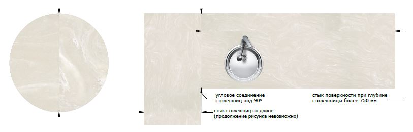 Столешницы для кухни - Атитлан LIGRON LIST167 1820 - Вид №2