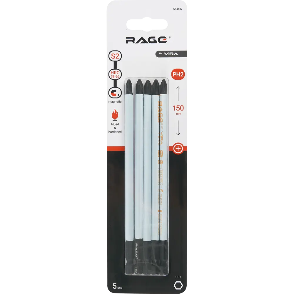Магнитная бита RAGE PH2 для сложного монтажа 85850253 STLM-0065630 - Вид №1