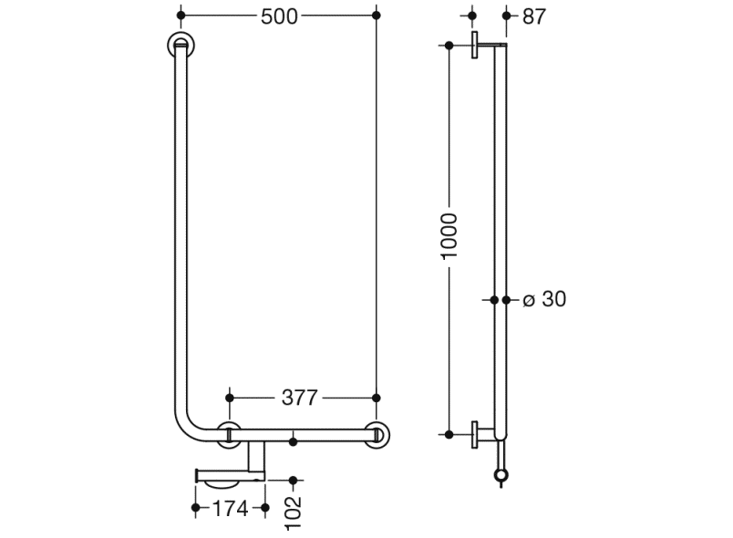 900.22.14260 угловая ручка HEWI System 900 - Вид №4