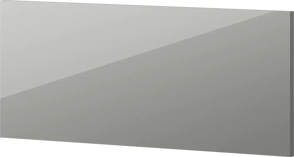 Фасад кухонный DELINIA ID Аша грей 79.7×25.3 см - глянцевый и практичный 85036547