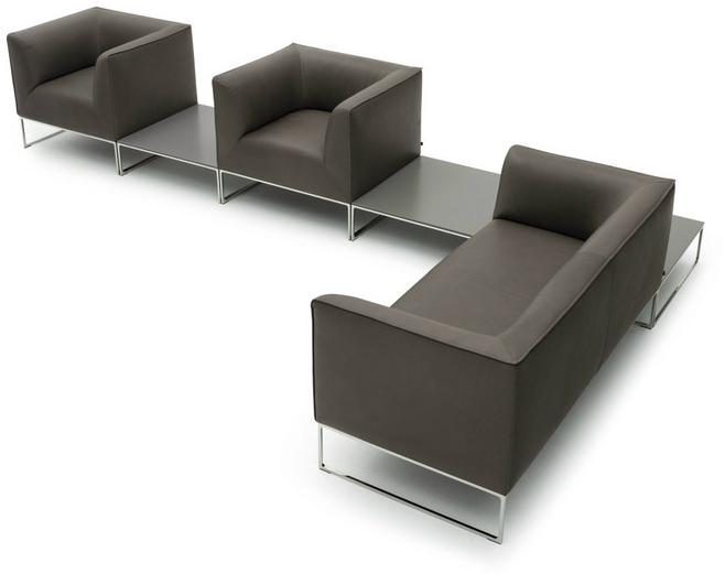 COR 3-х местный кожаный диван Mell sun-id-1437326 - Вид №1