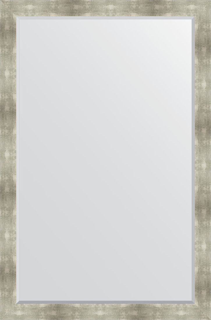 BY 1220 Зеркало с фацетом в багетной раме - алюминий 90 mm EVOFORM Exclusive