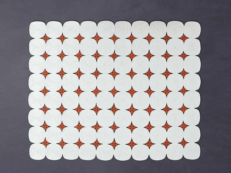 Paola Lenti Прямоугольный коврик из веревки с геометрическими мотивами High tech sun-id-1459986 - Вид №1