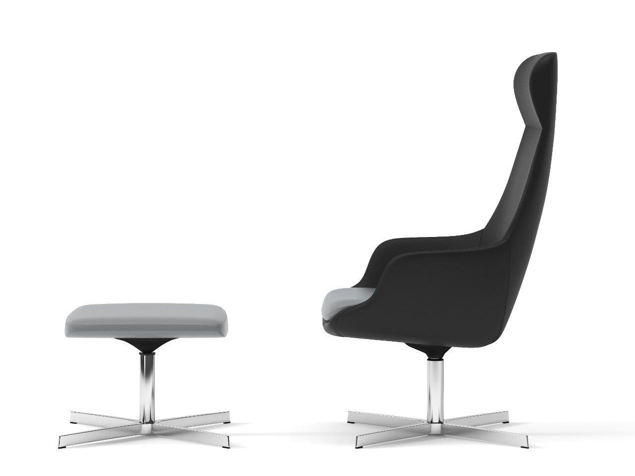 5-спицевое офисное кресло с высокой спинкой SITLOSOPHY® Metropolitan ARCH-00097460 - Вид №2