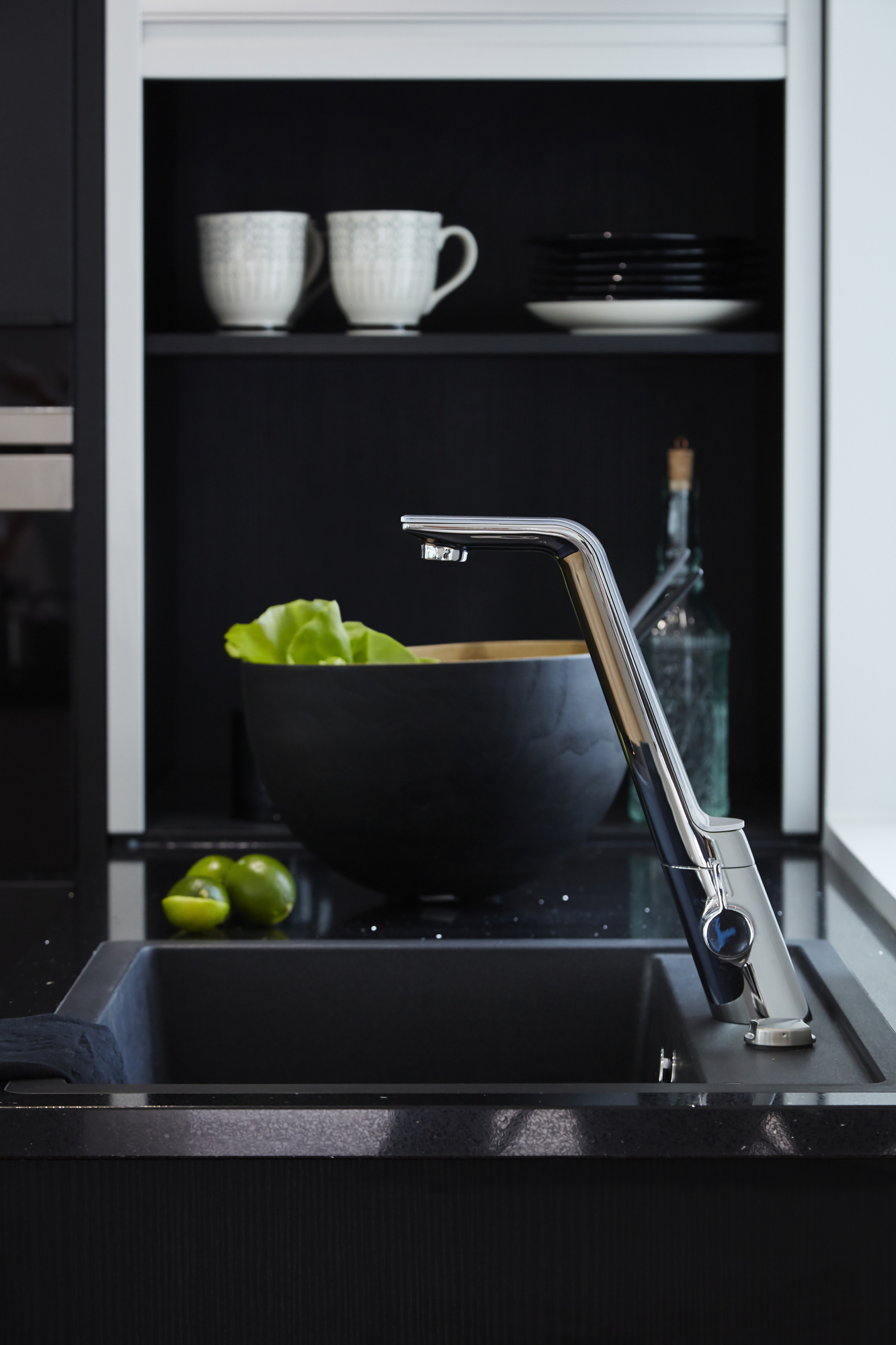 Oras 8725F Смеситель для кухни с клапаном, 230/12 V 8725F ALESSI Sense Хром/Белый  - Вид №1