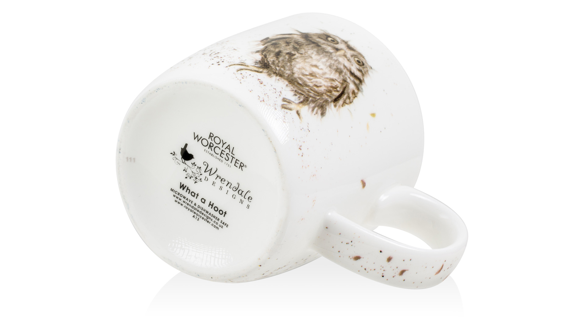 10566408 Royal Worcester Кружка Royal Worcester "Забавная фауна", "Сова" 310мл Фарфор костяной  - Вид №3