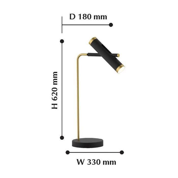 Настольная лампа Favourite Duplex 2324-2T FAVOURITE КЛАССИЧЕСКИЕ 221115 Черный  - Вид №1