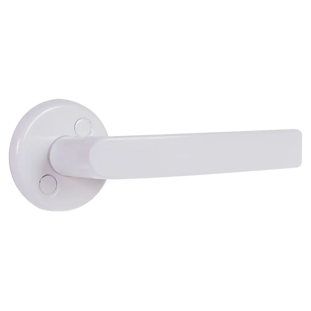 Ручки дверные на розетке Palladium 016 (5/60), алюминий, цвет белый 13963009 STLM-2068240 
