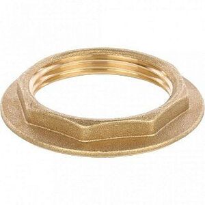 Контргайка с упором 1 1/4" латунь STOUT