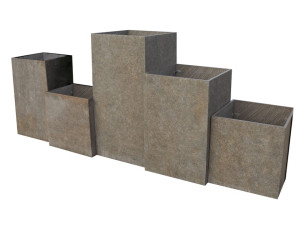 Индивидуальный плантатор из спеченного камня