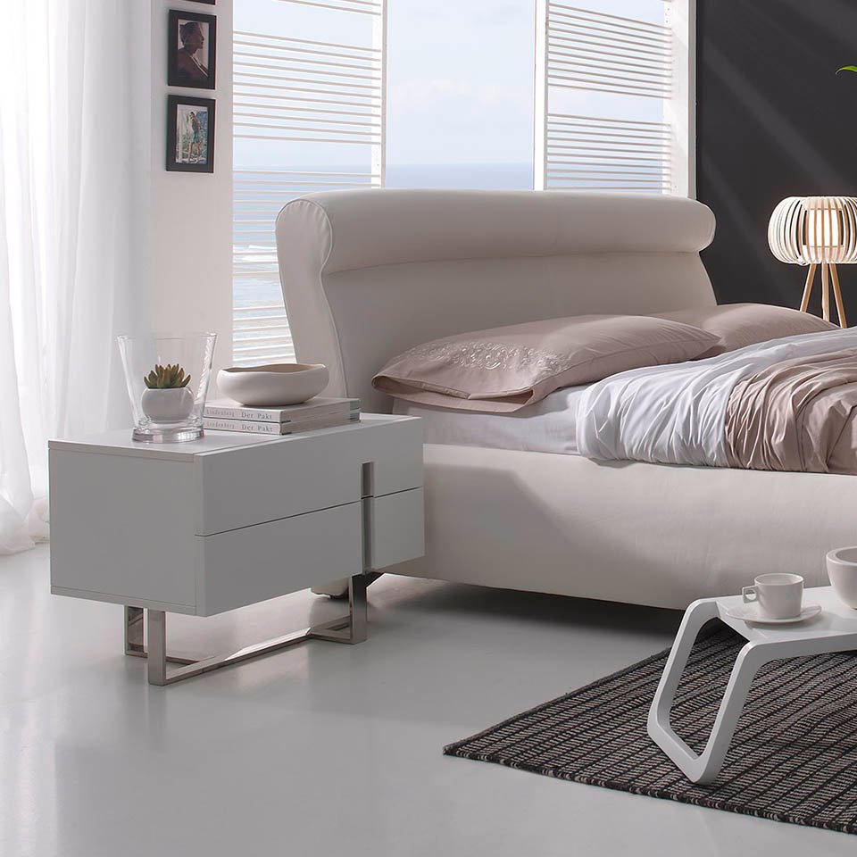 Тумбочка прикроватная белая Encanto от Angel Cerda ANGEL CERDA  148642 Белый  - Вид №2