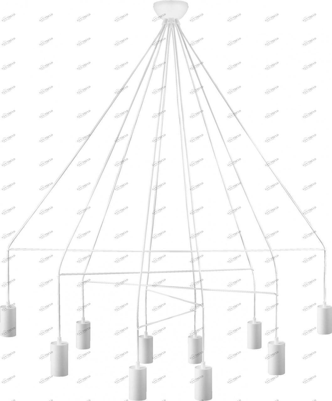 Подвесная люстра Nowodvorski Imbria 9678 NOWODVORSKI ДИЗАЙНЕРСКИЕ, IMBRIA WHITE 186583 Белый 
