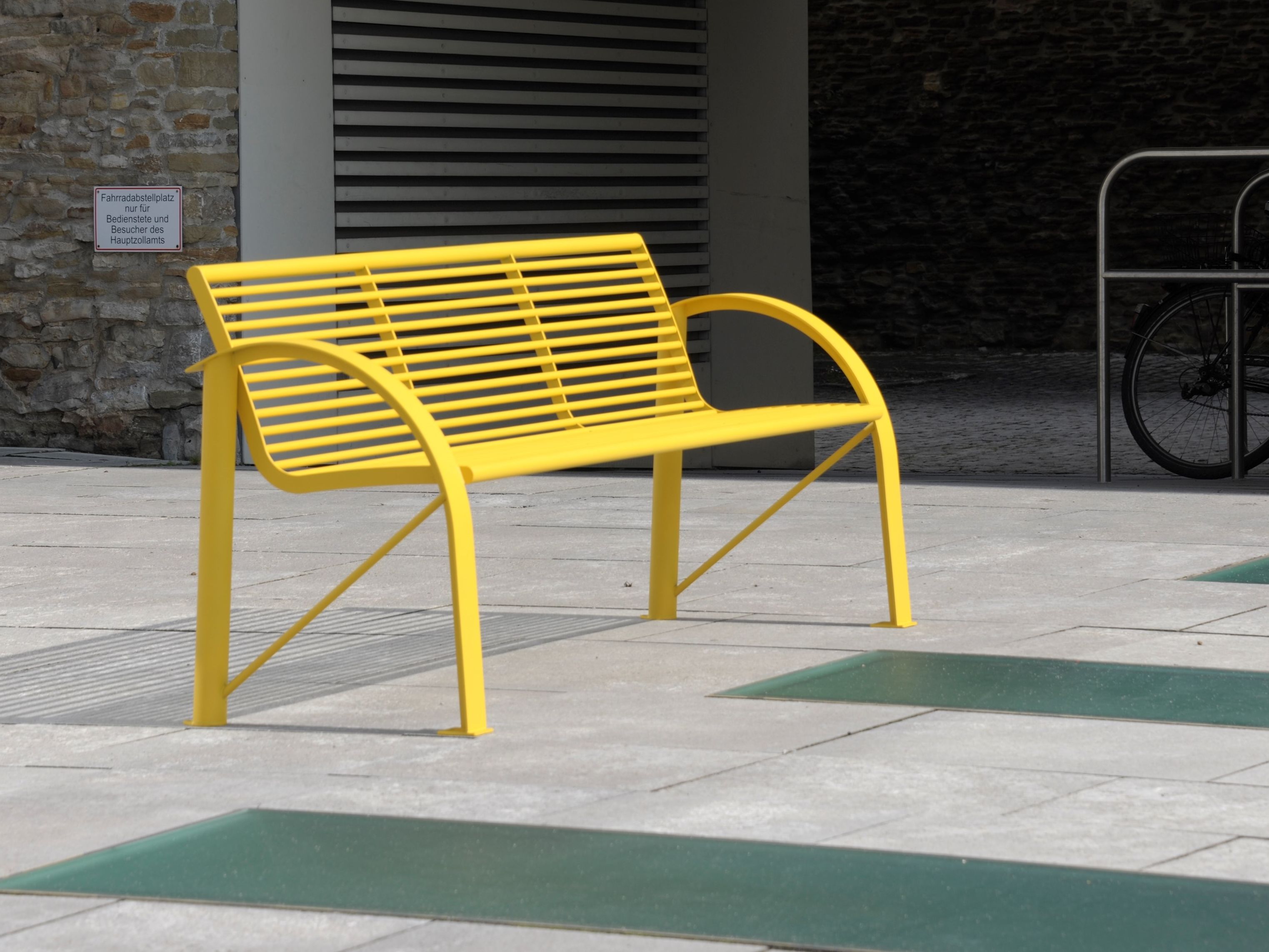 Скамья из нержавеющей стали с подлокотниками BENKERT BANKE Siardo ARCH-00088476 - Вид №2