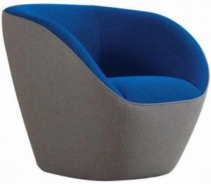 Roche Bobois Кресло из ткани с подлокотниками Edito