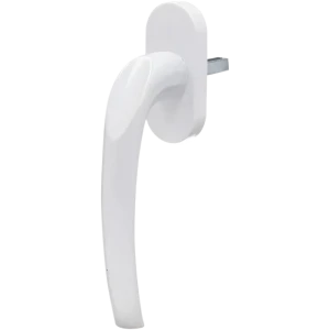 Ручка оконная Комфорт 166 мм металл цвет белый