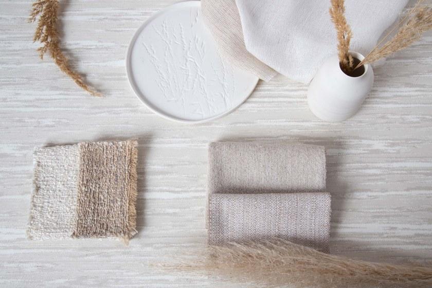 LELIEVRE Однотонная полиэфирная ткань для штор Nature précieuse 1367 - Вид №7