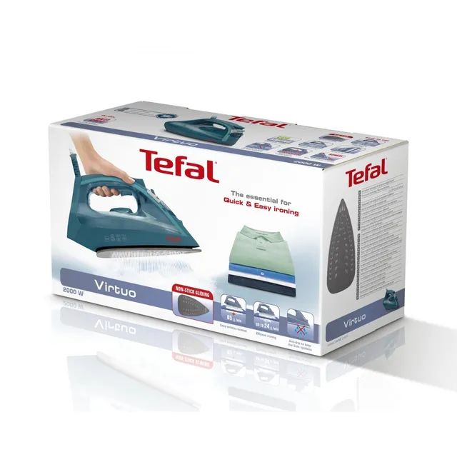 9262967 Утюг Tefal Virtuo FV1712E0 бирюзовый STDN-0082430 - Вид №2