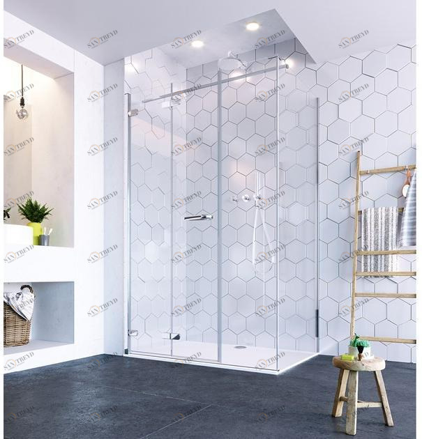 Flair Showers Складная дверь для душа с фиксированной стороной Oro Oro ultraframeless - bifold door