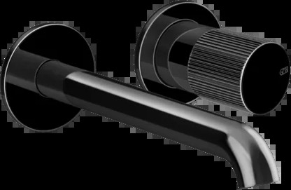 Смеситель для умывальника 70588 706 Gessi Habito ЧЕРНЫЙ МЕТАЛЛ PVD