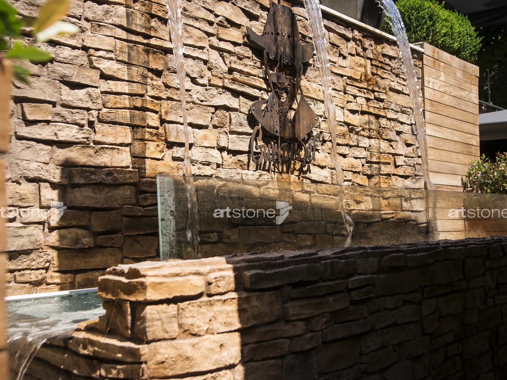 Панель с трехмерными эффектами из стекловолокна для внутреннего / наружного эффекта камня Artstone Panel Systems SILLAREJO ARCH-00030947 - Вид №2