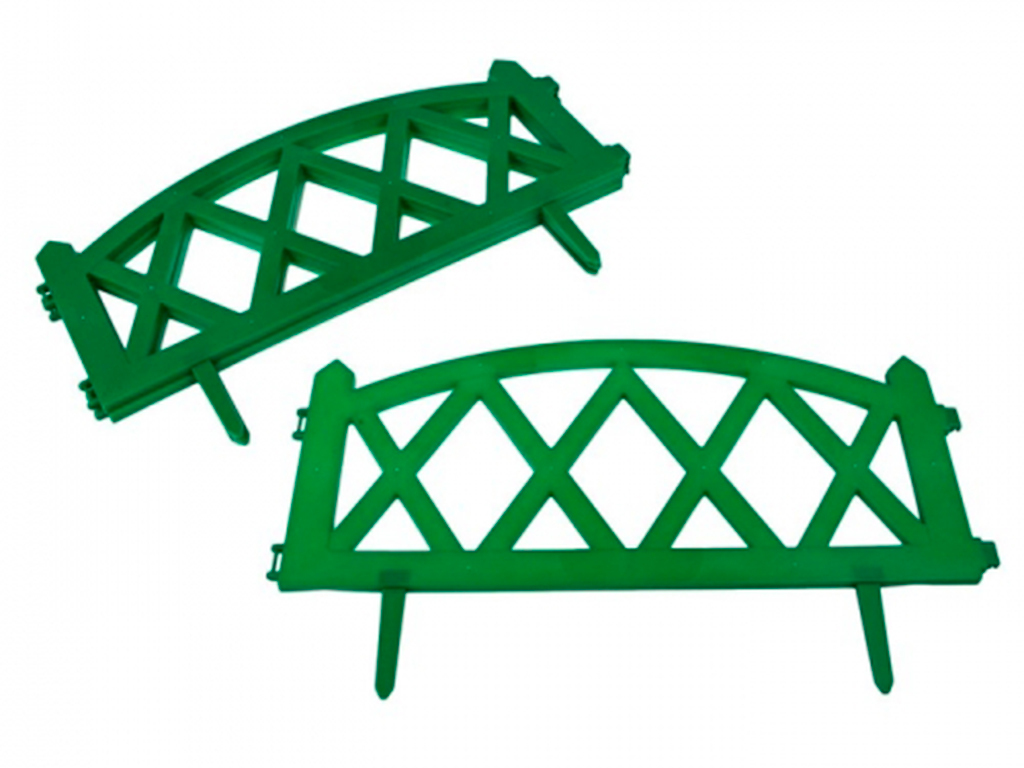 Забор декоративный "MODERN" №4, 5 шт, длина 3 метра, зелёный ГеоПластБорд GPBST-166