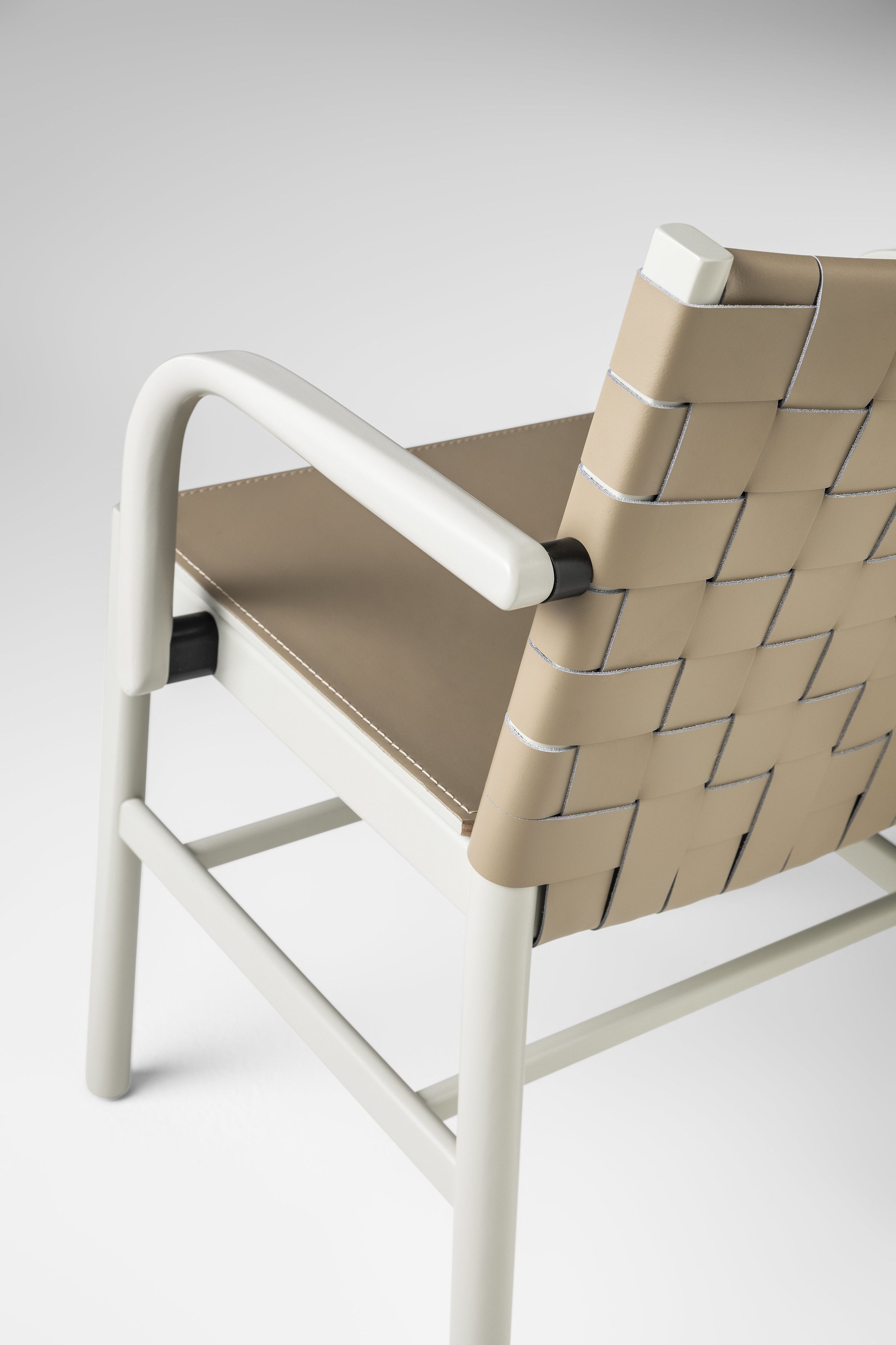 Кожаный стул с подлокотниками TrabA' ARCH-00093864