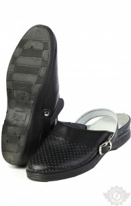 61805 Туфли Сабо женские темные  Медицинская обувь размер 36