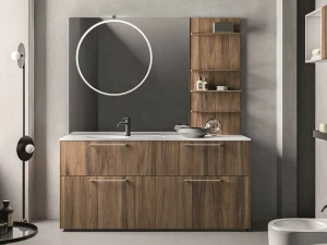 Cerasa Мебель для умывальника напольная одинарная с ящиками Cartabianca