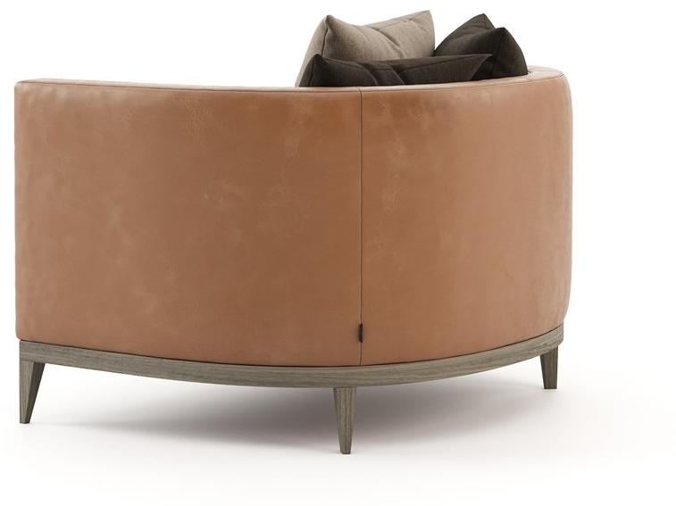 Laskasas Кожаное кресло с подлокотниками  Lk4429  - Вид №2