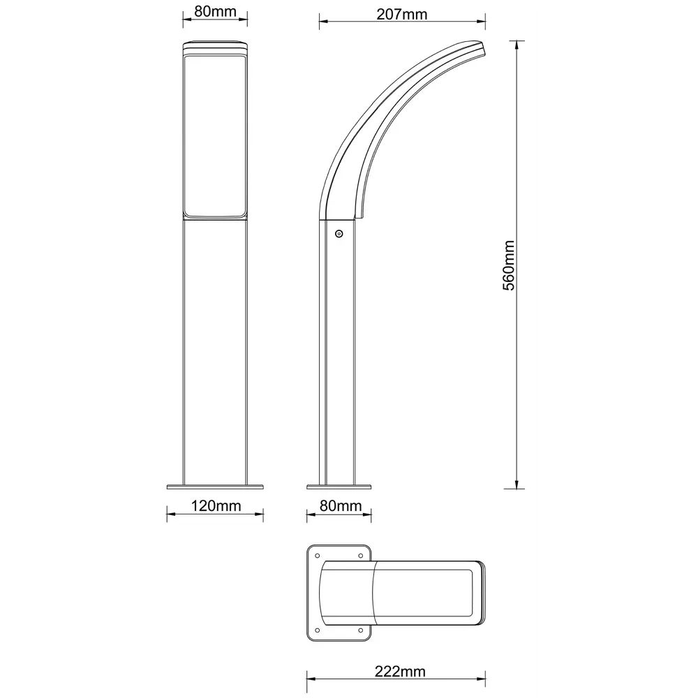 INSPIRE Lakko — элегантный светодиодный фонарь для сада 89107986 STLM-0078503 - Вид №4