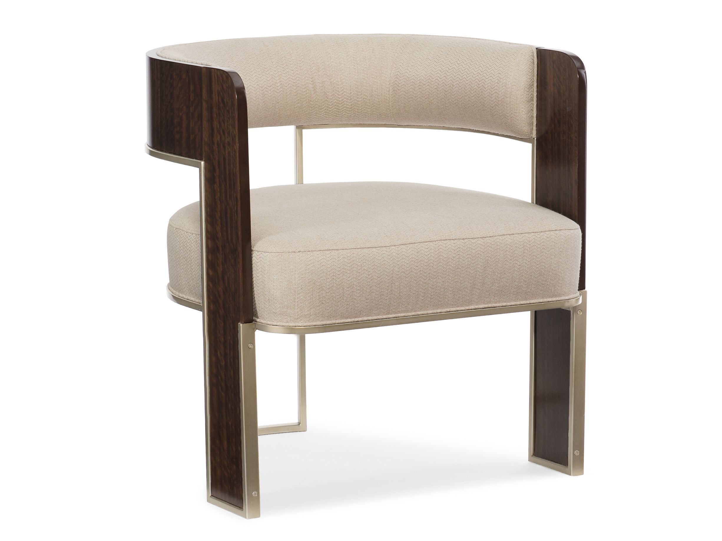 Мягкий тканевый стул с подлокотниками Caracole Streamline ARCH-00084694