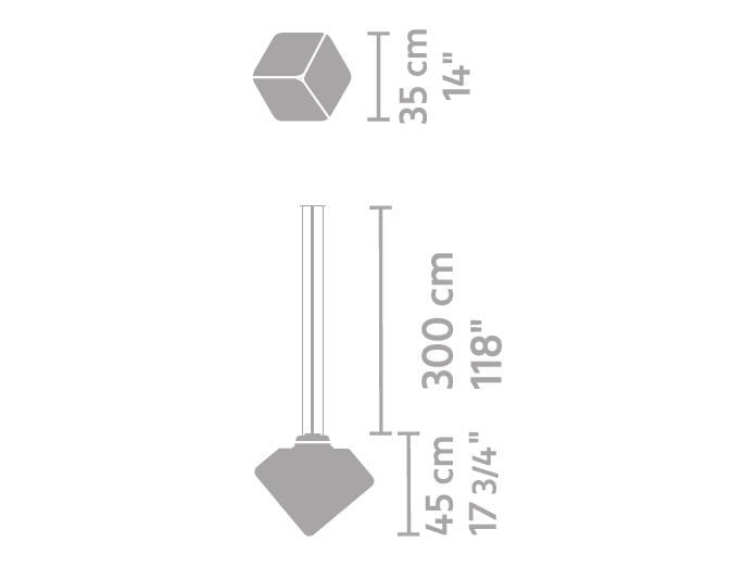 Выдувное стекло светодиодный подвесной светильник Linteloo куб ARCH-00096967 - Вид №3
