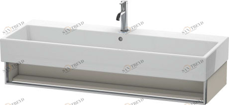 VA602909191 Тумбочка подвесная Vero Air #VA6029 1184 x 431 мм Серо-коричневый декор Duravit