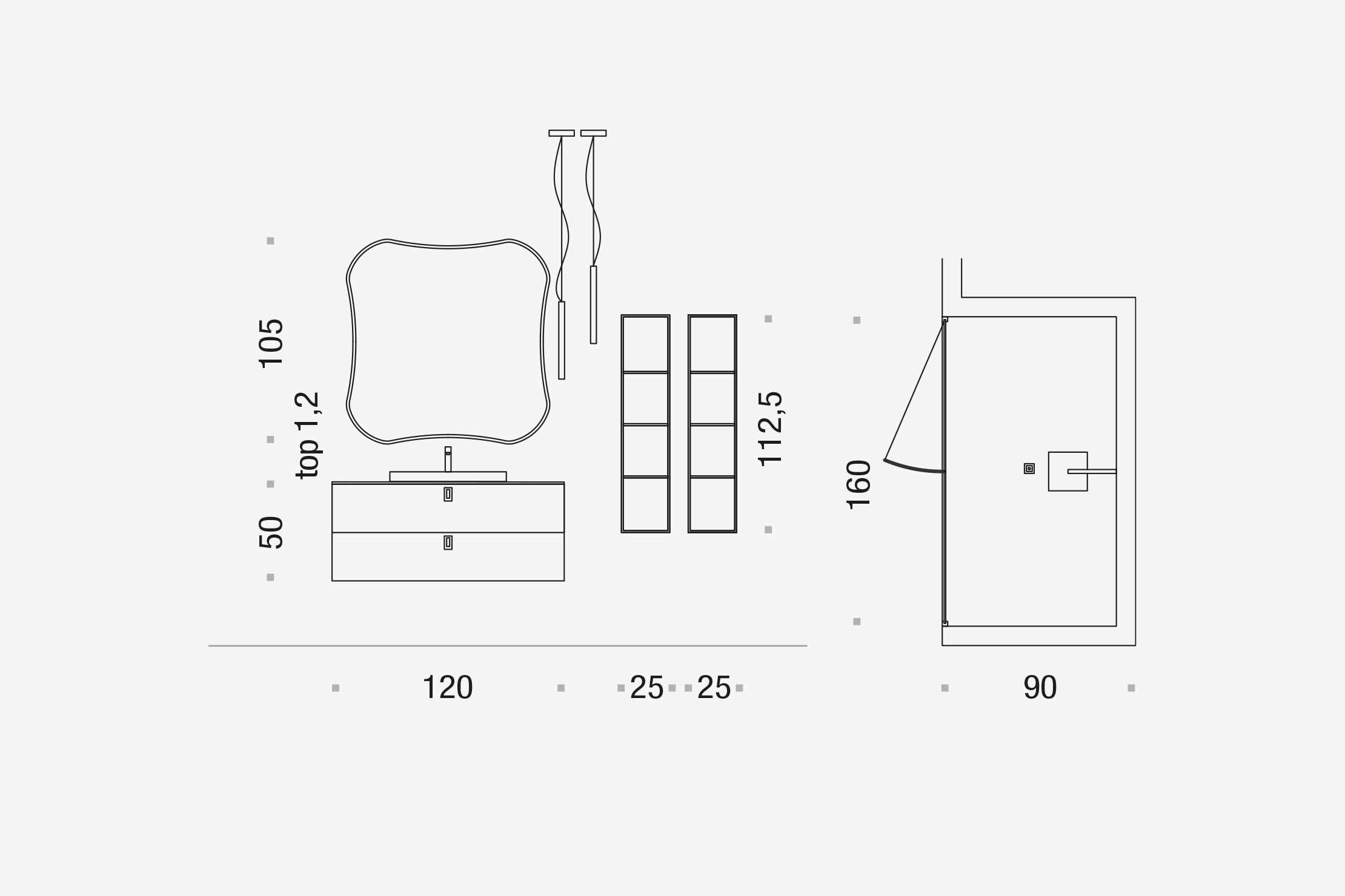Комплект мебели 70 Arcom Pollock STARC148 - Вид №4