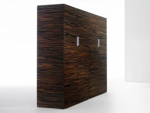 Manerba Высокий деревянный офисный блок с распашными дверями Thin box