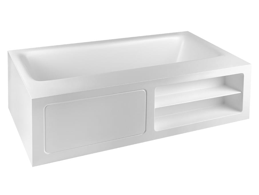 Прямоугольная ванна в центре комнаты из Cristalplant® Gessi прямоугольник ARCH-00124157 - Вид №1