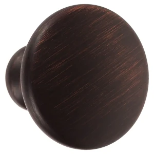 Мебельная ручка-кнопка Jet 161 ЦАМ цвет античная медь