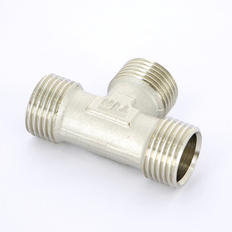 Тройник Н никелированный конусный TIEMME 1/2"(16)K 1640004 - Вид №3