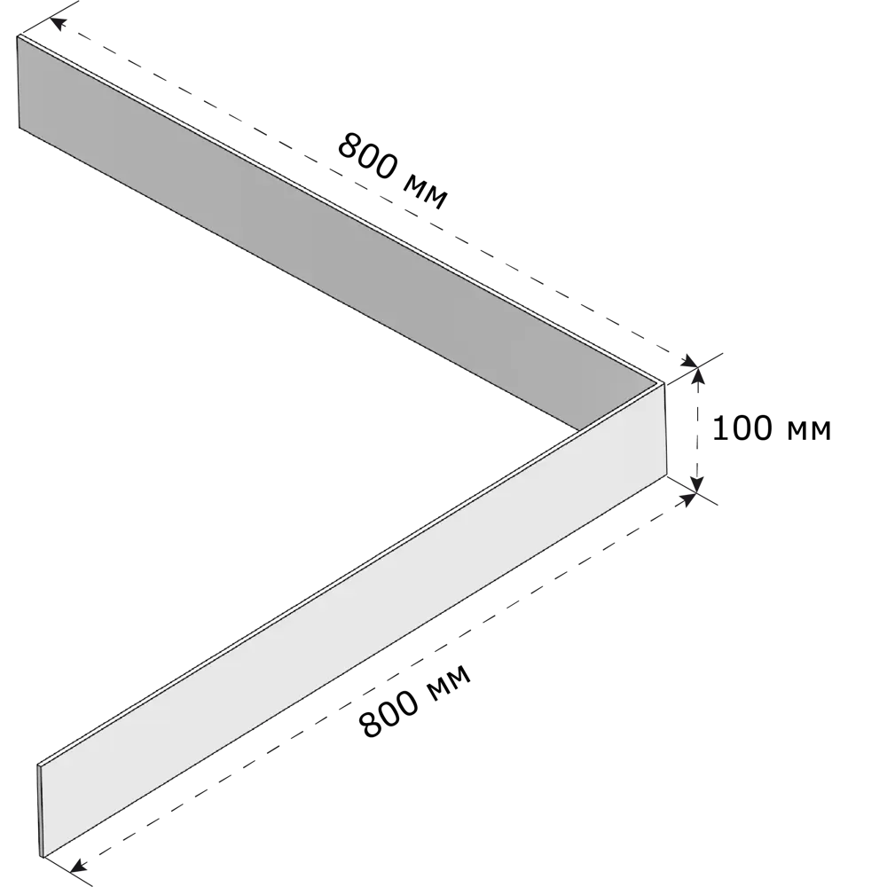 Панель для поддона Form акрил 80x80 см 83791741 STLM-2119194 Santreyd - Вид №1
