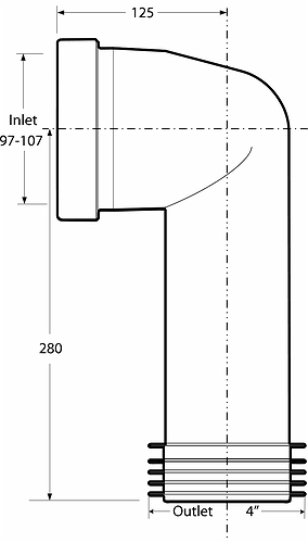 6204600001 Дренажная труба IDO Glow  - Вид №1