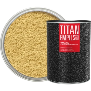 Грунт-эмаль 3 в 1 Ореол Titan молотковая цвет золотой 0.8 кг