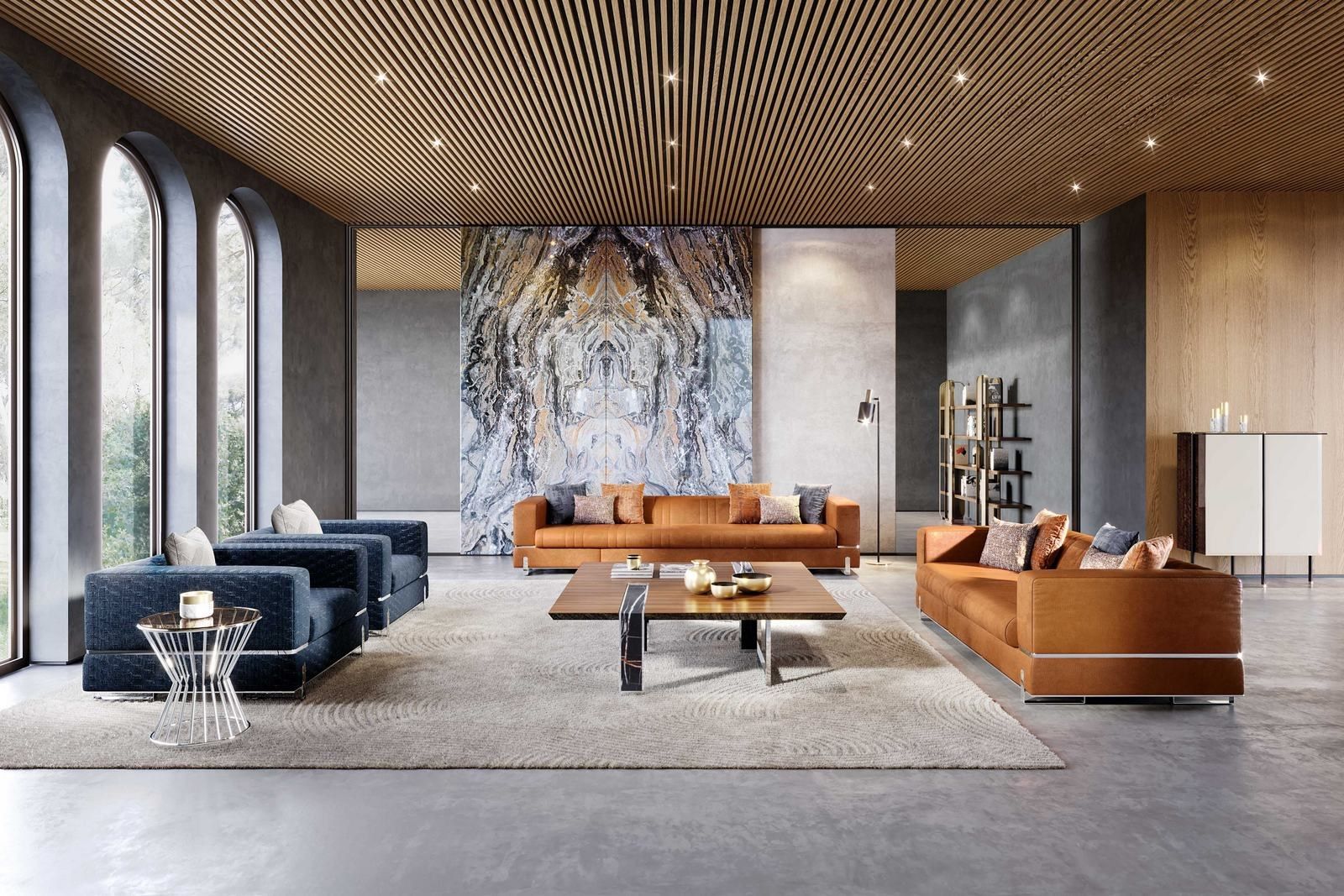 3-местный тканевый диван Capital Collection ARCH-00057215 - Вид №3