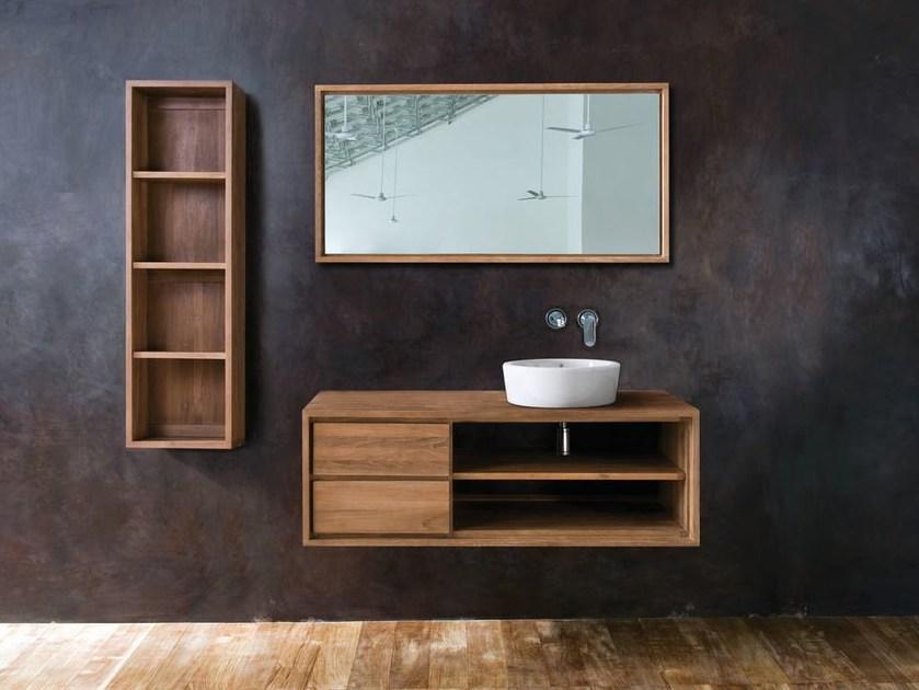 KARPENTER Открытая стенка из дерева с полками Parker sun-id-1429218 - Вид №1